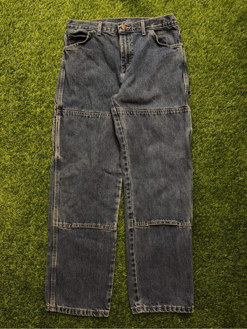 Dickies double knee blue jeans